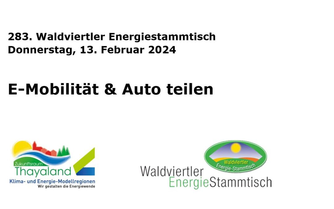 283. Waldviertler Energiestammtisch am 13.02.2025