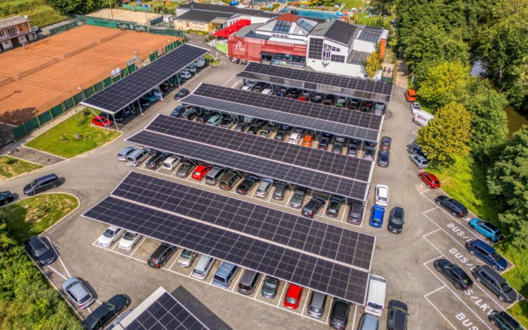 PV-Parkplatzüberdachung Freizeitzentrum Waidhofen/Thaya