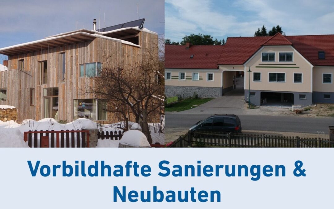 Vorbildsanierungen & vorbildhafter Neubau