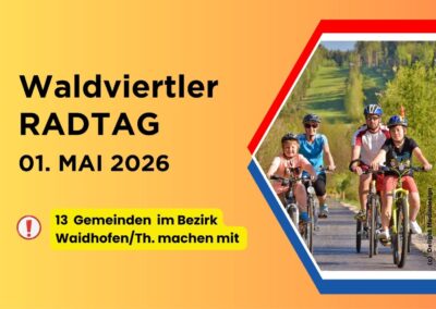 Waldviertler Radtag: 1. Mai 2026 im Thayaland